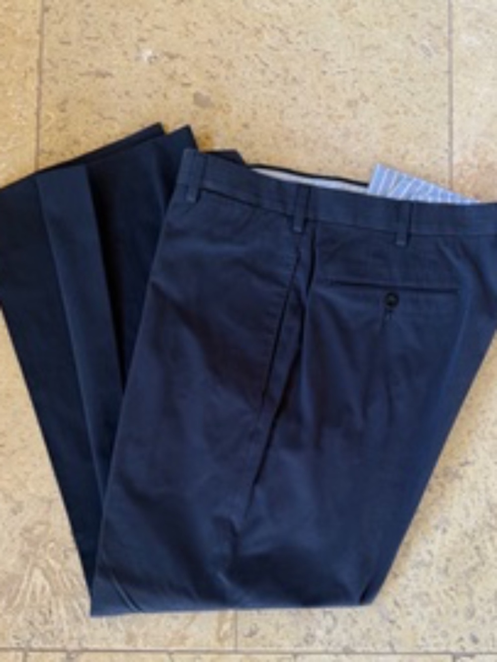 Incotex Navy Blue Pant
